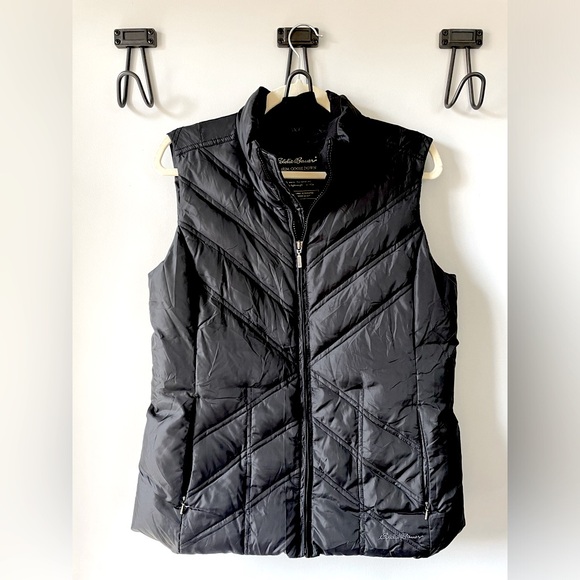 Eddie Bauer Other - Eddie Bauer black premium goose down quilted vest, size M, warm winter outdoors